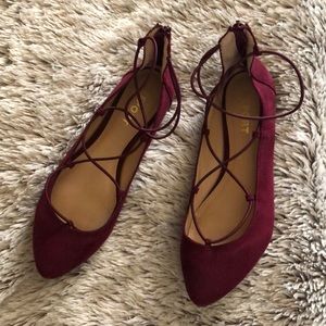 Suede Flats